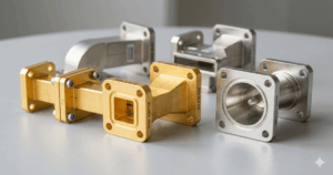 Precision millimeter-wave waveguide components for satellite communications